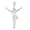 Sterling Silver Crucifix Pendant Religious Jewelry 88mm x 55.9mm